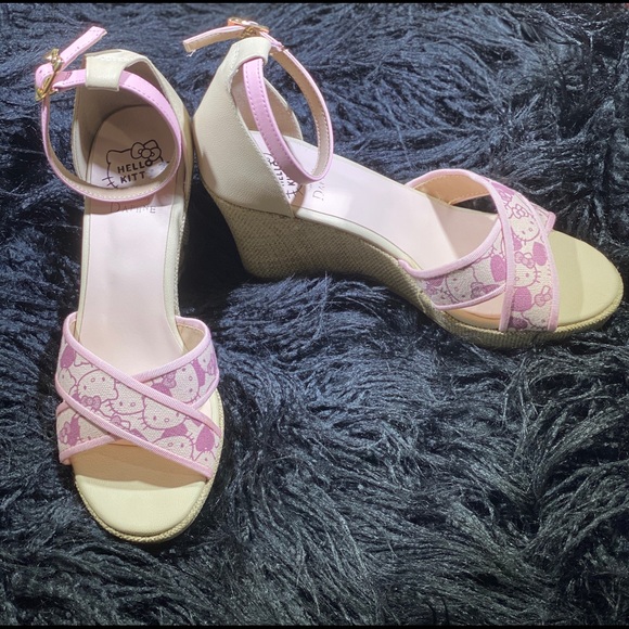 Hello Kitty Shoes Hello Kitty Wedges Shoes Size 37 Poshmark
